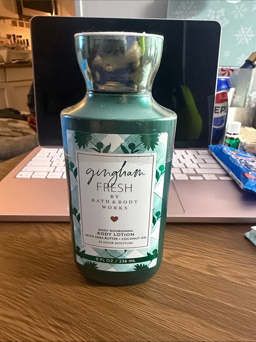 Bath & Body Works Gingham Fresh Body Lotion - Green